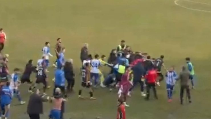 Amatör maçta kavga! 3 yaralı