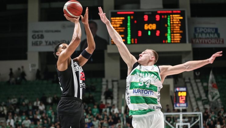 Beşiktaş GAİN deplasmanda Bursaspor Basketbol’u mağlup etti