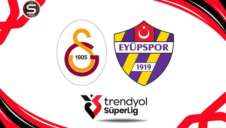 Canlı | Galatasaray-Eyüpspor maçı canlı yayını (Süper Lig 22. Hafta)