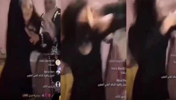 Canlı yayın açan kıza, annesi ve babasından dayak