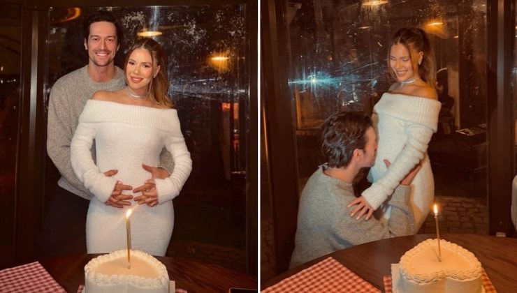 Feyyaz Şerifoğlu ile Merve Dinçkol çiftinin ‘bebek’ mutluluğu