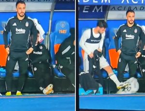 Formayı tekmeleyen Beşiktaşlı futbolcudan açıklama