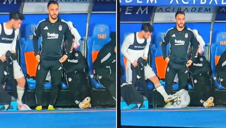 Formayı tekmeleyen Beşiktaşlı futbolcudan açıklama