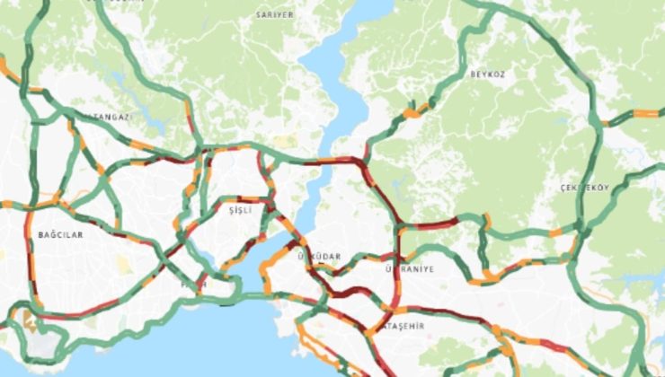 İstanbul’da sabah trafiği: Yoğunluk yüzde 60’ı aştı